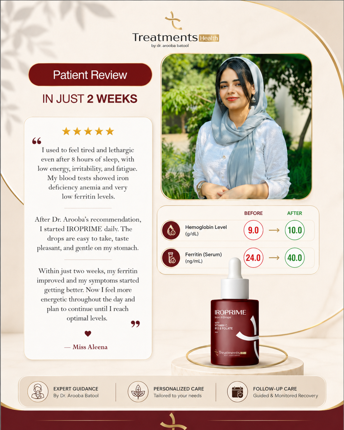 IROPRIME – Advanced Iron Drops for Rapid Absorption & Energy Recovery
