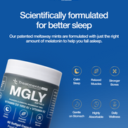 Pack of 2 MGLY - 60 Softgels of Premium Magnesium Glycinate with Vitamin D3 & Vitamin K2