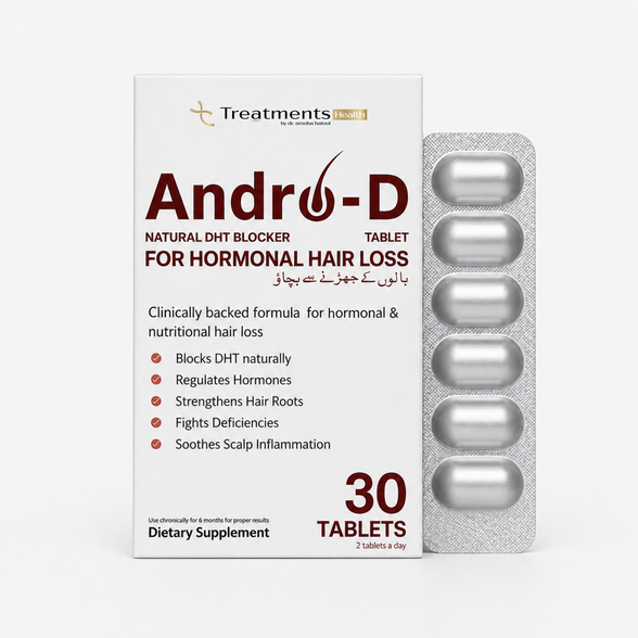 PACK OF 2 Andro-D Natural DHT Blocker
