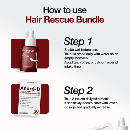 HAIR RESCUE BUNDLE - IROPRIME  & ANDO-D
