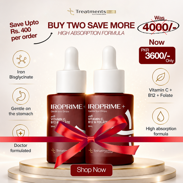 PACK OF 2 IROPRIME + – Advanced Iron Drops for Rapid Absorption & Energy Recovery