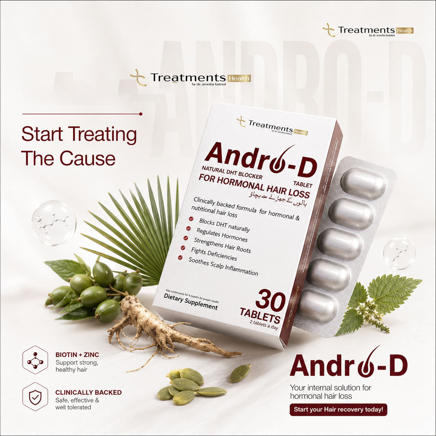 Andro-D Natural DHT Blocker